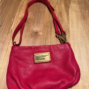 Marc by Marc Jacobs Red Leather Shoulder Bag